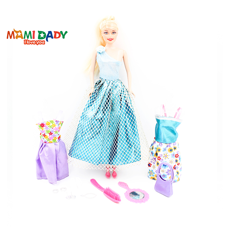 Mdily princess barbie doll play set for children