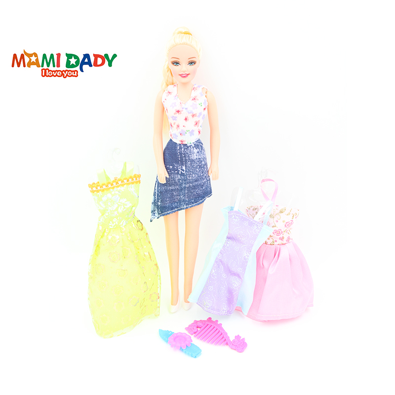 Mdily safety princess barbie doll for children 